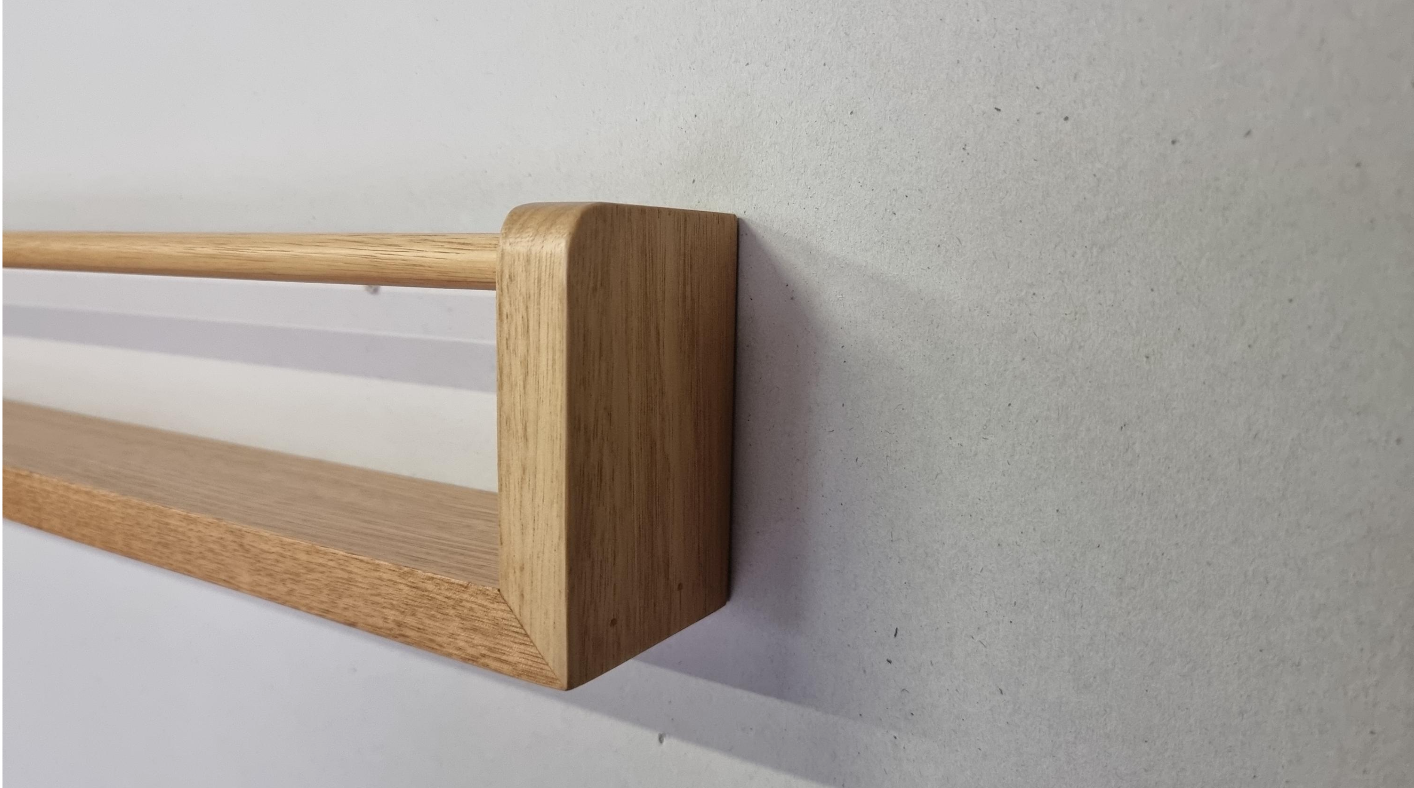 Tasmanian Oak Kids Bookshelf. Spice Rack