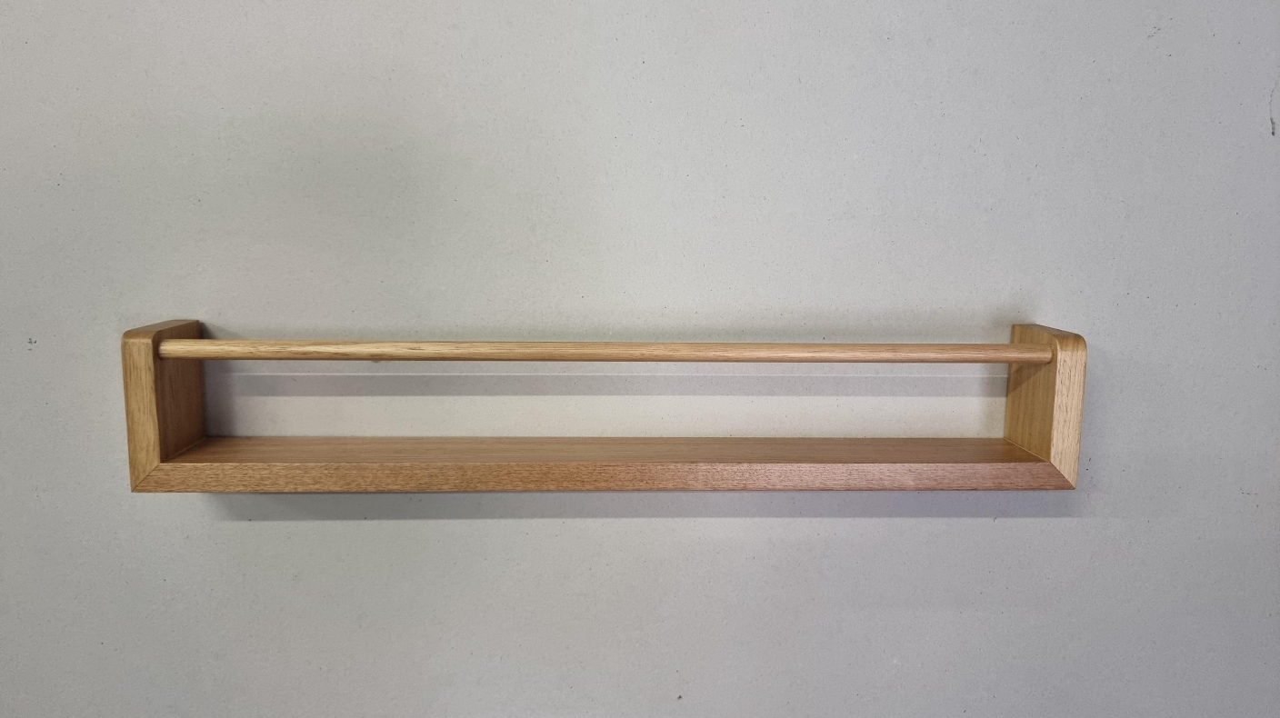 Tasmanian Oak Kids Bookshelf. Spice Rack